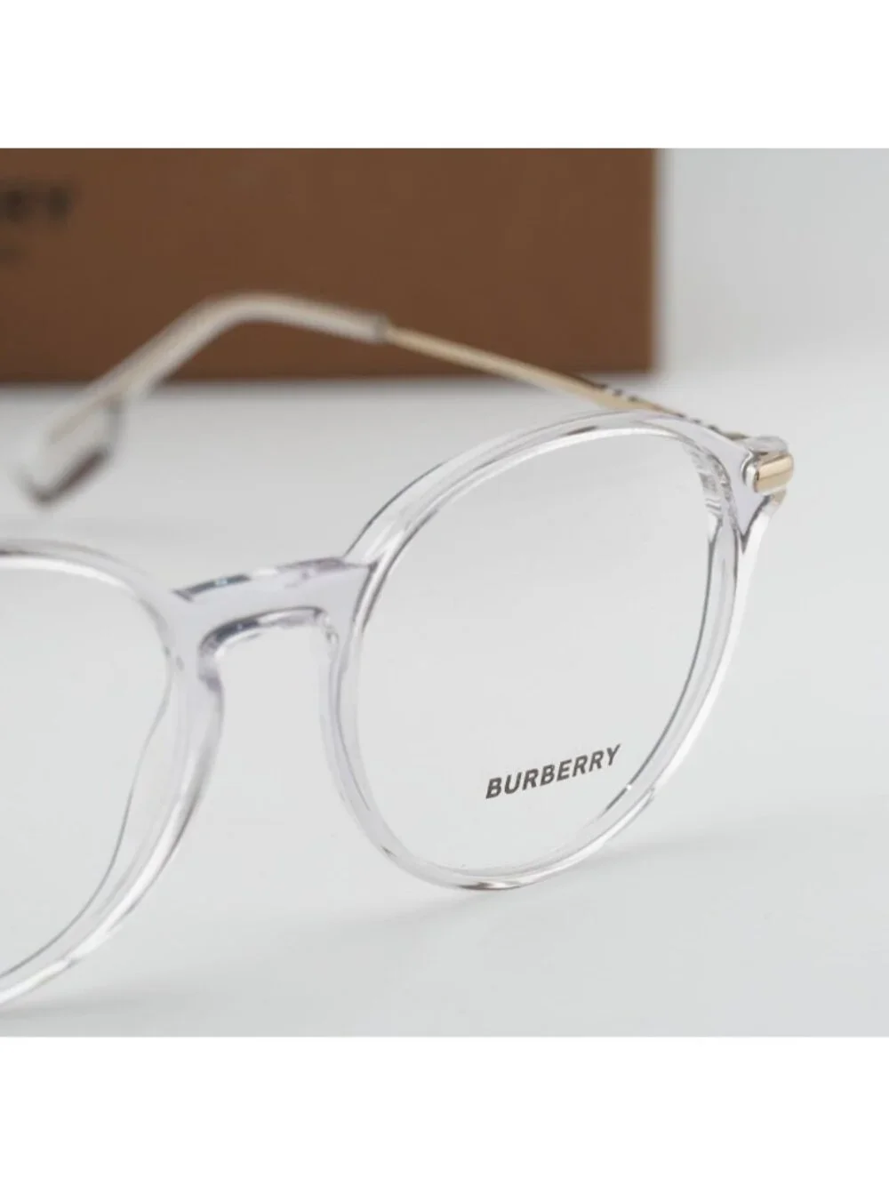 Burberry BE2365 3024 Round Eyeglasses 51mm - Transparent